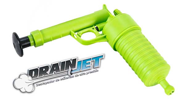 DRAIN JET (la pistola de aire comprimido para destapar cañerías)