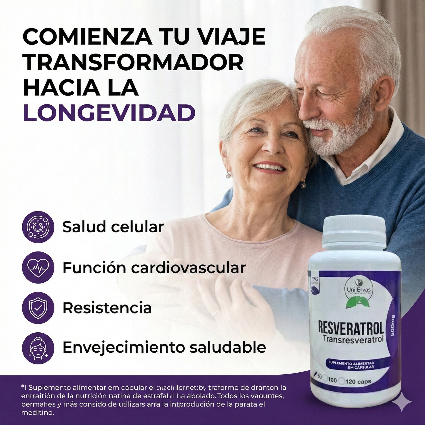Resveratrol 60 Capsulas
